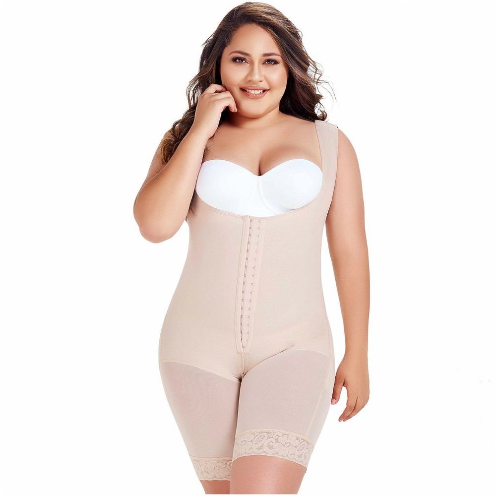 Postsurgical Body Shaper for Daily Use Beige